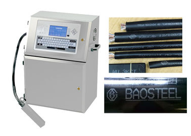 중국 백색 잉크 디지털 방식으로 PVC 케이블/화장품을 위한 산업 잉크 제트 코더 기계 협력 업체