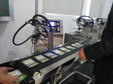 중국 일괄 번호를 위한 4개의 선 음식 산업 사용한 지속적인 잉크젯 프린터는 인쇄를 날짜를 기입합니다 협력 업체