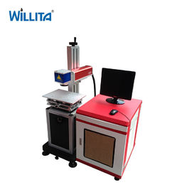 중국 50w 섬유 레이저 표하기 기계 3 축선 탁상용 스테인리스 레이저 인쇄 기계 협력 업체